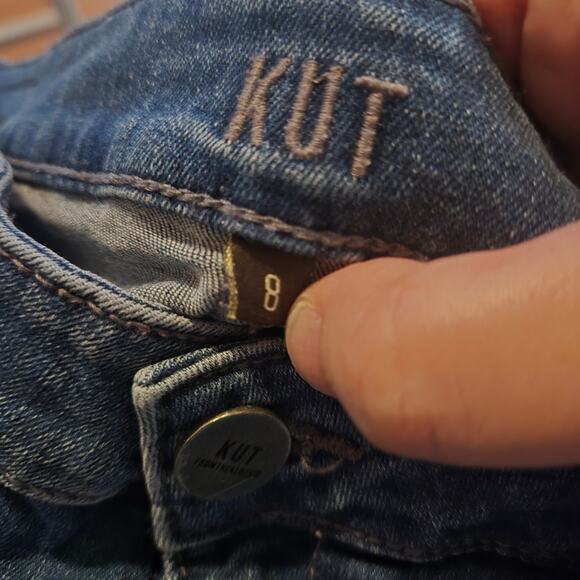 Kut From The Kloth Toothpick Skinny Jeans Size 8 Blue Wash - Picture 3 of 8